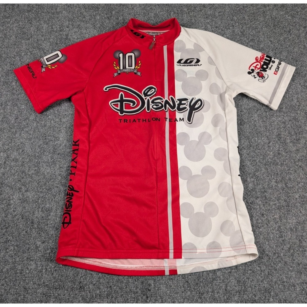 Disney Triathlon Team Louis Garneau Cycling‎ Jersey Womens Small Half Zip